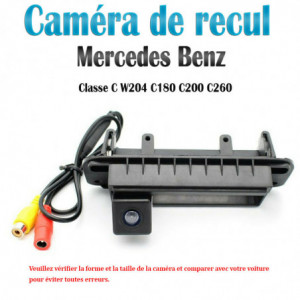 Caméra de recul poignée de coffre Mercedes  Classe C w204 C180 C200 C260