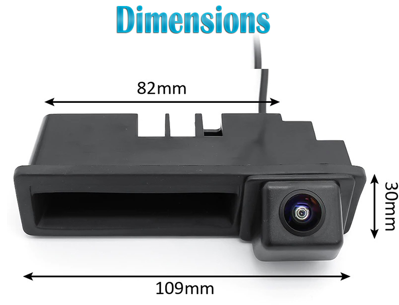 ZX26513-LAR Caméra De Recul Poignée Trajectoire Dynamique Originale Adaptée Pour A4 - A3 - A4L
